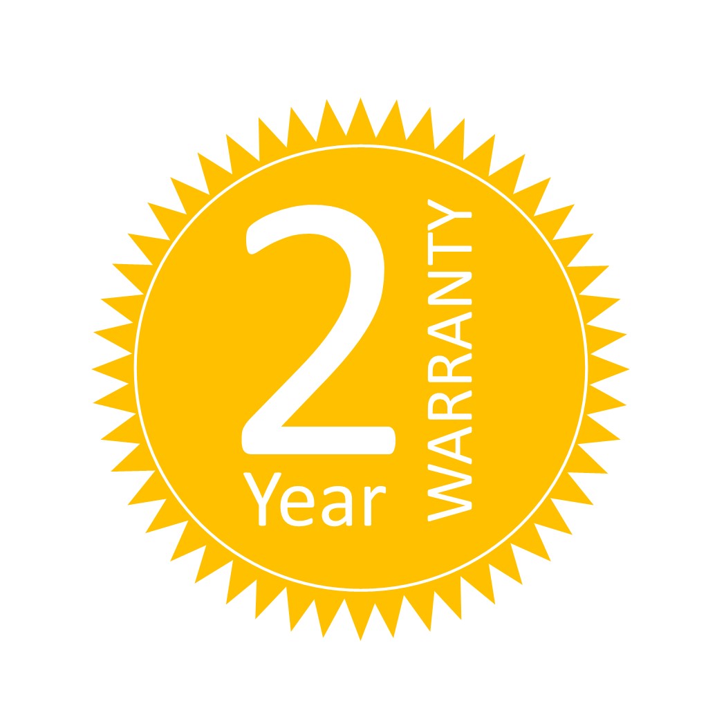 2 YEAR WARRANTY 2 YEAR WARRANTY SEAL